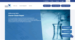 Desktop Screenshot of chemiecluster-bayern.de